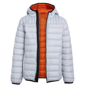 Hiver 100% Veste en duvet en polyester Manteau coupe-vent à bulles épaisses Vêtements d'extérieur personnalisés Blanches et chauds pour l'extérieur Veste bouffante pour hommes - Product Image 2