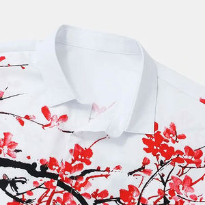 เสื้อเชิ้ตผู้ชายผ้าคอตตอนผสมสแปนเด็กซ์ คุณภาพสูง ดีไซน์ทันสมัย ปกเชิ้ตแบบพับได้ บริการรับผลิตตามแบบ (OEM) ระบายอากาศได้ดี แห้งเร็ว เหมาะสำหรับฤดูใบไม้ร่วง - Product Image 3