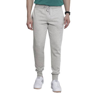 Venta caliente Hombres Casual Slim Fit Joggers Pantalones Cómodos Pantalones de chándal de lona Cintura elástica Estilo de trabajo de moda en línea - Product Image 1