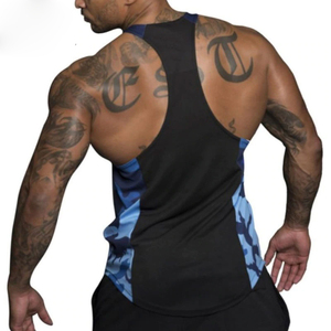 Nouveau débardeur d'entraînement d'été personnalisé pour homme, prix abordable, respirant, séchage rapide, haute qualité, 100% coton, col rond, 220g - Product Image 3
