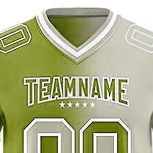 Meilleur modèle d'uniforme de football à manches courtes pour entraînement d'équipe Hauts de football américain Maillot de football américain pour homme - Product Image 6