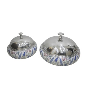 Pot chaud de service en bois à l'aspect royal pour la maison, hôtel, fête de mariage, restaurant, pot de serveur, pot de stockage de nourriture de style unique, vente à chaud - Product Image 5