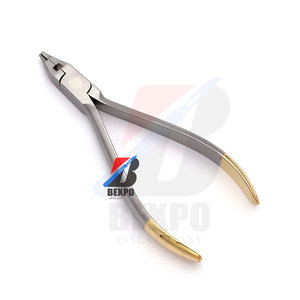 Alicates de extracción de soporte Str. Alicates dentales de ortodoncia TC, instrumentos quirúrgicos manuales de medio oro - Product Image 4