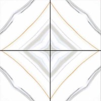 Novac Céramique LLP Inde Vitrifié Style Moderne 600x600mm Marron 'Book Match Look' Hôtel Villa Finition Brillante Design Tiles-BM18
