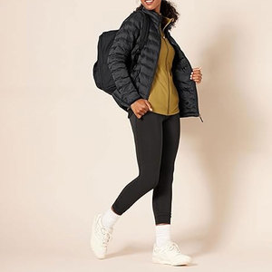 Chaqueta Acolchada Ligera para Mujer, Resistente al Agua, Plegable, con Cierre de Cremallera y Cuello Alto - Product Image 5