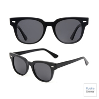Lunettes de soleil polarisées carrées de luxe personnalisables, monture intégrale, unisexe, tendance 2025, anti-lumière bleue, confortables et durables