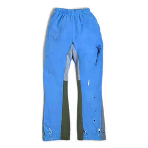 กางเกงซัก Pakistan สำหรับผู้ชายกางเกงวิ่งขายาวแบบลำลองขาบานเอวยางยืด - Product Image 1