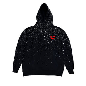 Best Selling Premium Quality <b>Pullover</b> <b>Men</b> Rhinestone Hoodies Basics New Design 100% Cotton Rhinestone Hoodies For <b>Men</b> - Product Image 1