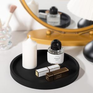 ถาดไม้อะคาเซีย9in สำหรับตกแต่งบ้านถาดไม้กลมถาดโต๊ะเครื่องแป้งถาดไม้สำหรับงานแต่งงานของตกแต่งโต๊ะในห้องน้ำ - Product Image 5