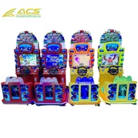 Simulateur de course de moto à monnayeur ACS en métal et fibre de verre, machine de jeu d'arcade commerciale pour enfants 110/220V