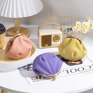 Ando Bag Genuine Cowhide Leather Kiss Lock Coin <b>Purse</b> <b>Small</b> Dumpling Pouch for Lipstick and Jewelry - Product Image 6