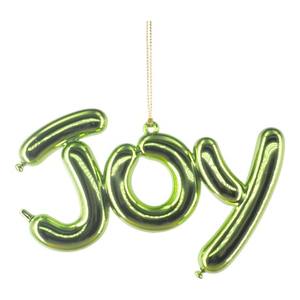 Decoración Navideña Popular para el Hogar, Globo Acrílico de Terciopelo Rosa Macaron con la Frase 'Felicidad y Alegría' - Product Image 5