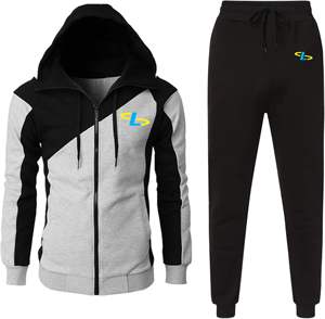 Ventes en gros de survêtements pour hommes avec logo personnalisé, ensembles de survêtements pour hommes, survêtements vierges, coupe-vent, vêtements de sport, survêtement zippé intégral chaud pour hommes - Product Image 3