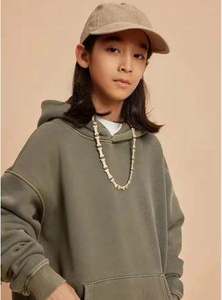 Niños Sudadera con capucha Otoño Streetwear Algodón orgánico Impresión digital Bordado Logotipo personalizado OEM Proveedor al por mayor Transpirable - Product Image 4