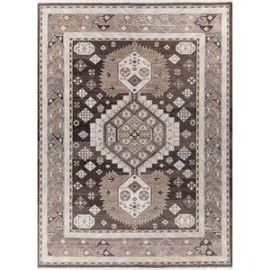 Savana Hand Knotted <b>Wool</b> Rugs Beige <b>Brown</b> Geometric for Home Living Hallway Entryway Rectangle Puzzle Styles Car - Product Image 1