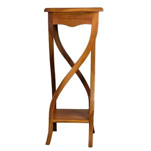 Support de plantes d'intérieur en teck massif moderne, table d'appoint, étagère inférieure, gain de place, meuble multifonction pour salon, hôtel - Product Image 6