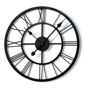 Kim loại Vòng đồng hồ treo tường với thiết kế <span class=keywords><strong>Roman</strong></span> số tốt nhất cho gifting kỷ niệm ngày cưới & dịp khác & trang trí nội thất - Product Image 3