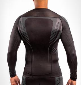 Vêtements de sport en gros, chemise de compression à manches longues, impression personnalisée, sublimation intégrale, pour adultes - Product Image 2