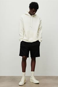 Sweat à capuche ample et décontracté avec cordon de serrage pour homme, veste doublée en jersey mélangé de coton XL, manches longues, coupe kangourou diagonale d'hiver - Product Image 6