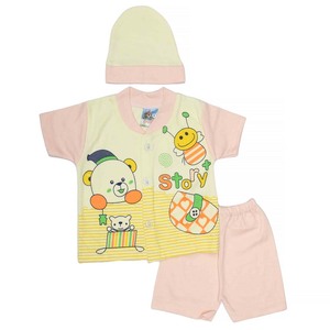 Newborn Boys Suits 3Pcs - Pink-Lemon - Product Image 5