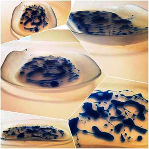 Bols de service en résine Luxe Wave Splatter faits à la main, polis, écologiques, compatibles lave-vaisselle, pour la décoration de fête, vaisselle de cuisine - Product Image 6