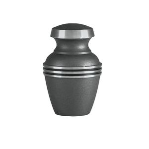Dernières urnes de crémation en métal pour adultes avec des fournitures de couleur noire Antique, des souvenirs personnalisés à un prix raisonnable - Product Image 1