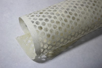 Feuilles de papier cadeau individuelles en fibre de jute et papier dentelle recyclé, imprimées offset sans acide, faites à la main, en gros, très demandées