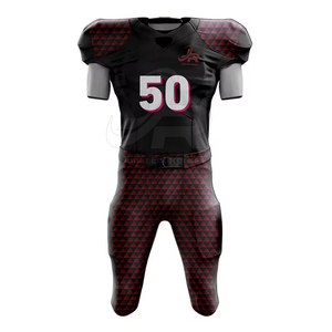 Maillots et pantalons de football américains sur mesure en gros, dernier style américain, design personnalisé, uniforme de football américain à séchage rapide - Product Image 2