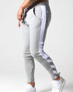 Pantalones de chándal de algodón para hombre, pantalones ajustados cónicos personalizados para entrenamiento, pantalones de chándal al por mayor - Product Image 4