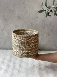 Venta caliente 100% Mini cesta de algas marinas naturales con tapa hecha a mano de Vietnam para almacenamiento - Product Image 2