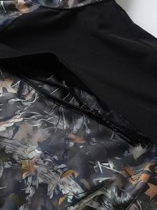 Sudadera con capucha y cremallera de camuflaje personalizada para hombre, nueva moda informal, ropa de gimnasio de invierno con rayas laterales, patrón sólido, cuello con capucha - Product Image 3