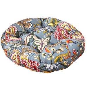 เบาะเก้าอี้ทรงกลมนุ่มสบายสำหรับห้องรับประทานอาหารห้องนั่งเล่นเก้าอี้สำนักงานผ้าฝ้าย - Product Image 1