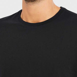 Alta calidad para hombre 100% algodón camiseta en blanco unisex personalizado DTG Logo serigrafía camisetas con etiqueta camiseta de microfibra - Product Image 5