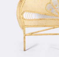 Meistverkauftes Handgefertigtes Umweltfreundliches Modulares Rattan-Wellendesign Midcentury Kopfteil für Schlafzimmermöbel Heim-Bettkopfteil