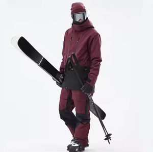 <b>Men's</b> <b>Waterproof</b> Ski <b>Suit</b> Windproof Snowsport Jacket and Pants Set Hooded Breathable Winter Outdoor Wear - Product Image 2