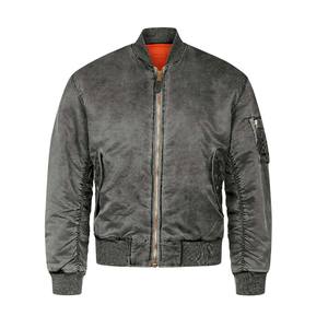 2024 <b>Men</b> Bomber <b>Jacket</b> <b>Summer</b> Classic Polycotton Long Sleeve Zipper Pockets - Product Image 5