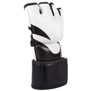 ODM vente en gros prix bon marché gants MMA en cuir véritable pour la formation gants d'entraînement Velcro poinçonnage respirant surdimensionné OEM - Product Image 4