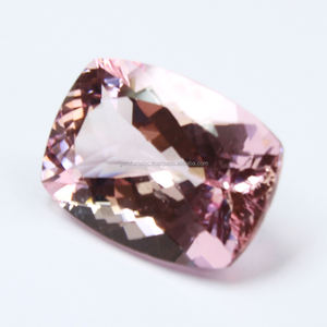 Cojín de morganita de Madagascar, corte Rectangular, 12X10mm, 14X12mm, tamaño calibrado, lote a granel, venta al por mayor, piedras preciosas sueltas naturales, OEM ODM - Product Image 6