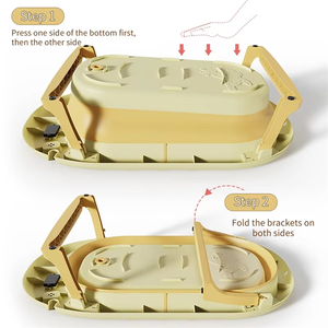 2024 <span class=keywords><strong>baignoire</strong></span> pliable en plastique pour bébé bébé chaud avec température et ensemble de baignoires pour bébé - Product Image 6