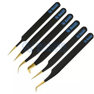 แหนบร้านเสริมสวยคุณภาพสูงสำหรับการสร้างคิ้วและกำจัดขนที่รวดเร็วไม่เจ็บปวด - Product Image 1