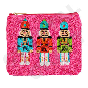 Monedero con cuentas de semillas de Halloween, hermoso monedero con cuentas personalizado para mujer, monedero de moda con - Product Image 1