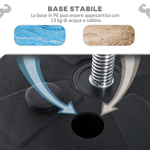 HOMCOM-Pelota ajustable en altura con guantes de boxeo y base rellenable, 43x43x126-144 cm, Color Rojo - Product Image 6