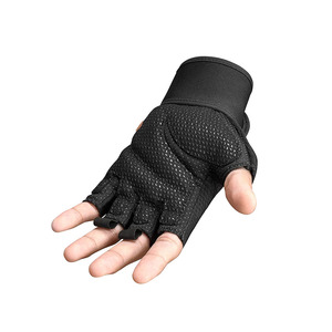 Guantes de fitness antideslizantes de medio dedo para mujer para entrenamiento gimnasio levantamiento de pesas entrenamiento al aire libre ejercicio ciclismo entrenamiento físico. - Product Image 6