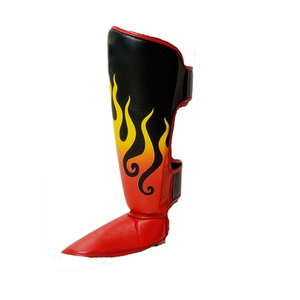 ชุดป้องกันหน้าแข้งสำหรับชกมวยและเล่นกีฬาชุดป้องกันหน้าแข้งพิมพ์โลโก้แบบกำหนดเอง - Product Image 2