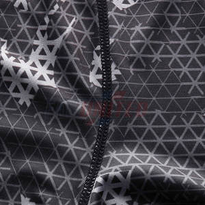 T-shirt de compression haute qualité pour homme, coupe ajustée, col rond, respirant, séchage rapide, anti-plis, en Spandex/Nylon, manches longues, rehausse la silhouette - Product Image 5