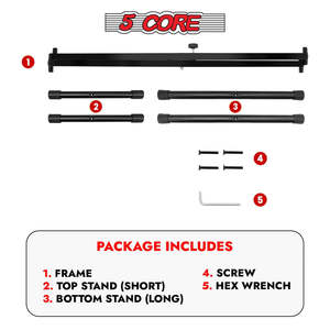 Support de clavier 5 cœurs en forme de X, réglable en hauteur, pliable et portable pour claviers et contrôleurs DJ - Product Image 5