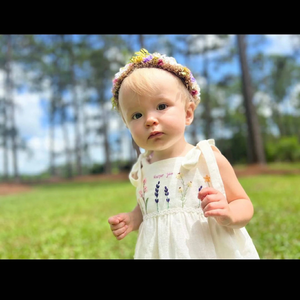 Robe en lin doux brodée à la main pour bébés filles, style décontracté pour le premier anniversaire des tout-petits, fabrication OEM au Vietnam - Product Image 6