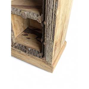 Étagère à livres en bois sur pied pour salon, installation gain de place - Product Image 4