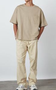 เสื้อผ้าแนวสตรีทของผู้ชายผ้าคอตตอนโอเวอร์ไซส์ผ้า100% ถักแขนยาวคุณภาพสูงตัดเย็บแบบออกแบบได้ตามต้องการ - Product Image 5