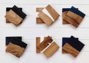 Meilleure vente de sous-verres à café en résine de bois de haute qualité avec support pour la maison - Product Image 4